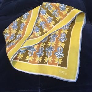 Vera Wang Retro Silk Square Scarf